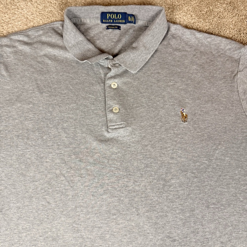 Polo Ralph Lauren Polo Shirt Mens XL Classic Fit Embroidered Pony Casual Golf